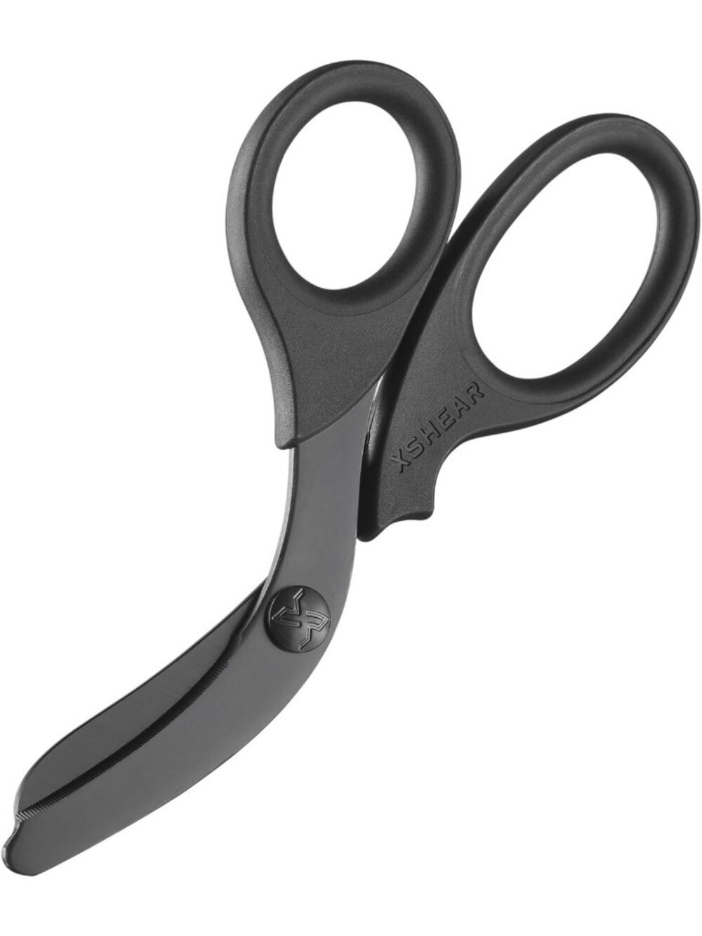 Durable 7.5” Black Titanium Trauma Shears - Medical Scissors for EMTs & Nurses
